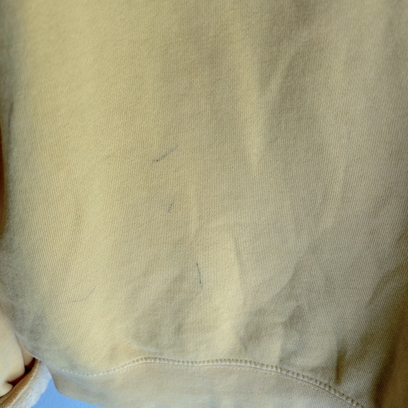 Obey Yellow pullover hooded hoodie sweatshirt - size L - Picture 6 of 7